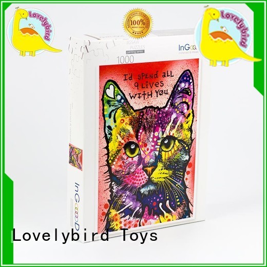 Lovelybird Toys disney wooden puzzles with frame for entertainment