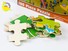 educational custom wooden puzzles with frame for kids