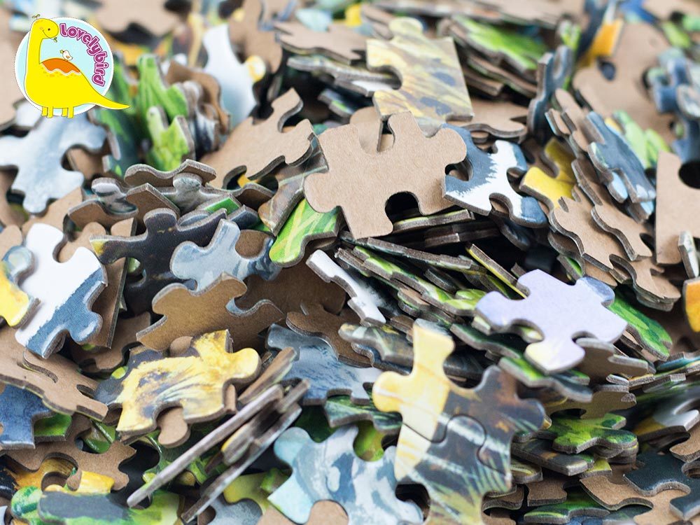 Lovelybird Toys embossing hardest jigsaw puzzle hot sale for kids