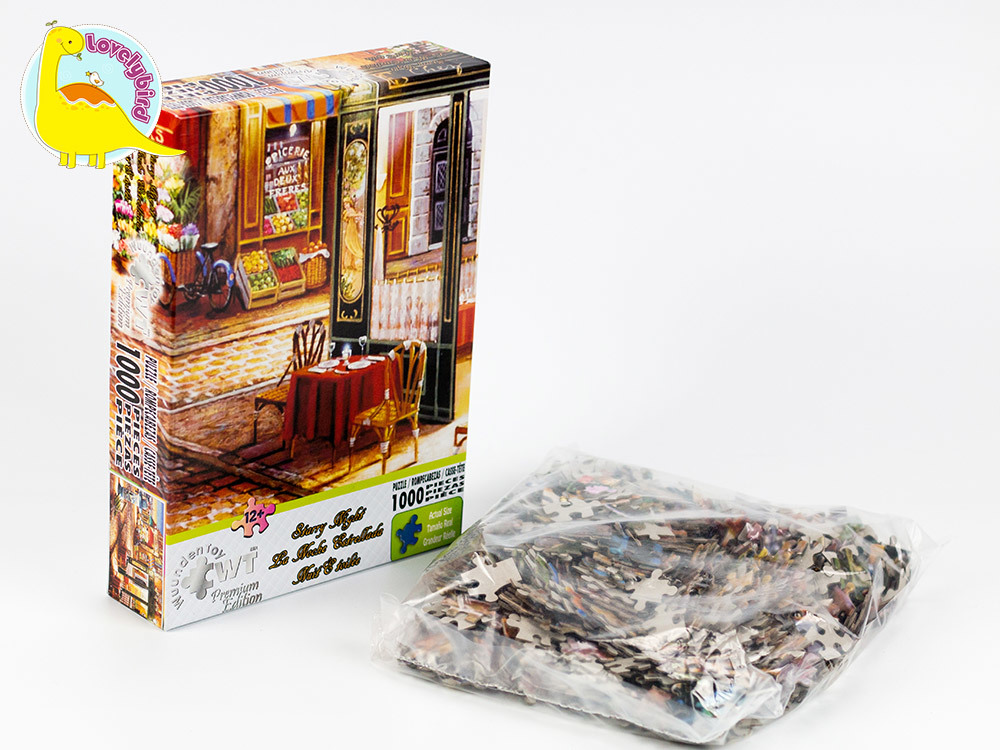 Lovelybird Toys popular  1000 piece jigsaw puzzles supplier for sale
