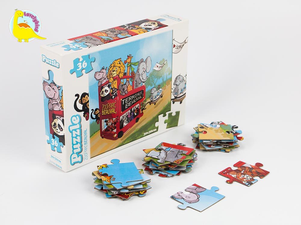 Lovelybird Toys funny cartoon jigsaw puzzles toy for sale