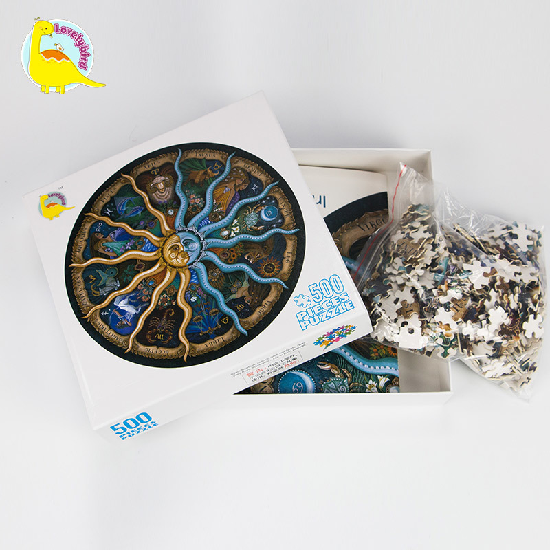 Lovelybird Toys round puzzle jigsaw gratuit customization for sale