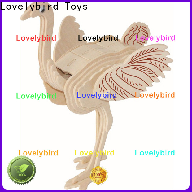 Lovelybird Toys 3d wooden puzzle animals suppliers for business