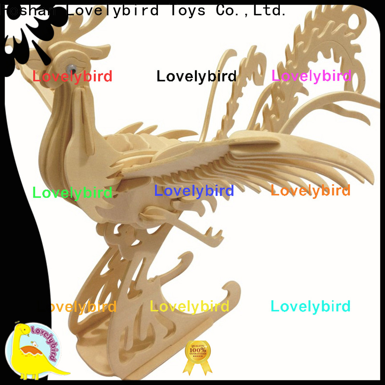Lovelybird Toys wholesale wooden 3d animal puzzles factory for sale