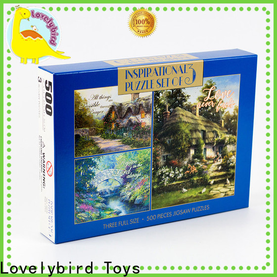 Lovelybird Toys 500 jigsaw puzzles supply for adult