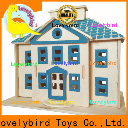 Lovelybird Toys high-quality 3d wooden puzzle house manufacturers for sale