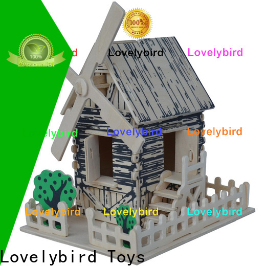 top 3d wooden house puzzles suppliers for sale