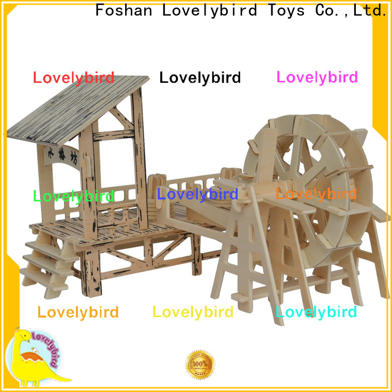 Lovelybird Toys 3d building puzzle factory for business