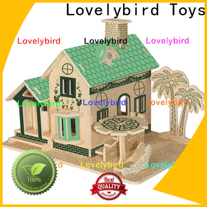 Lovelybird Toys 3d wooden house puzzles company for sale