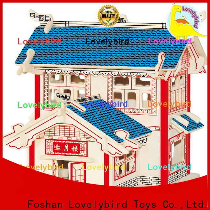 Lovelybird Toys top 3d wooden house puzzles suppliers for present