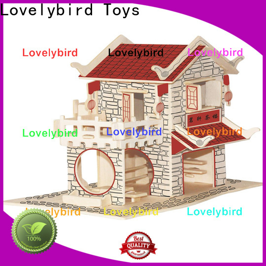 custom 3d building puzzle supply for kids