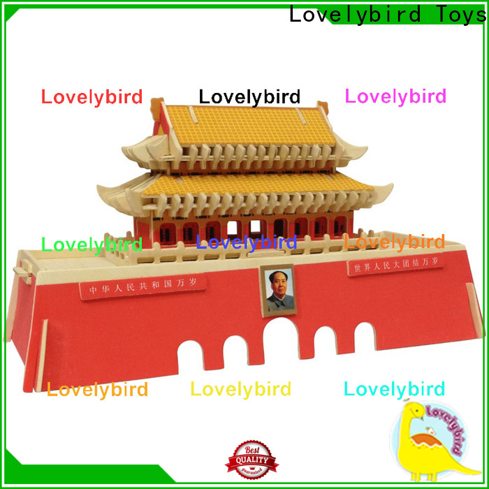 Lovelybird Toys 3d wooden house puzzles company for present