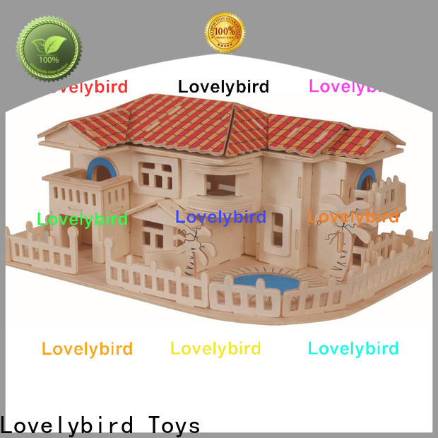 Lovelybird Toys latest 3d wooden house puzzles company for sale