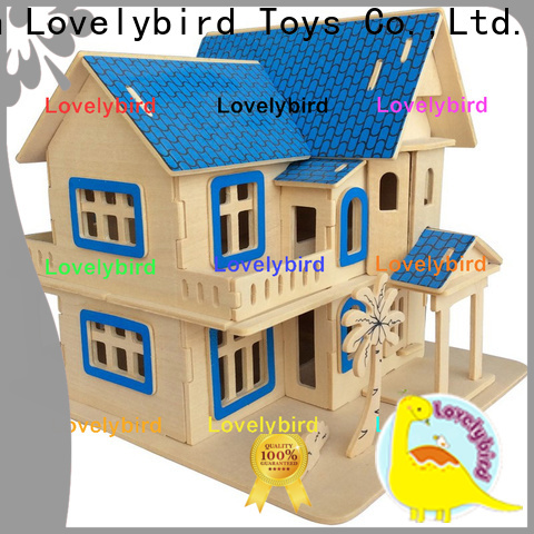 Lovelybird Toys top 3d wooden puzzle house supply for present