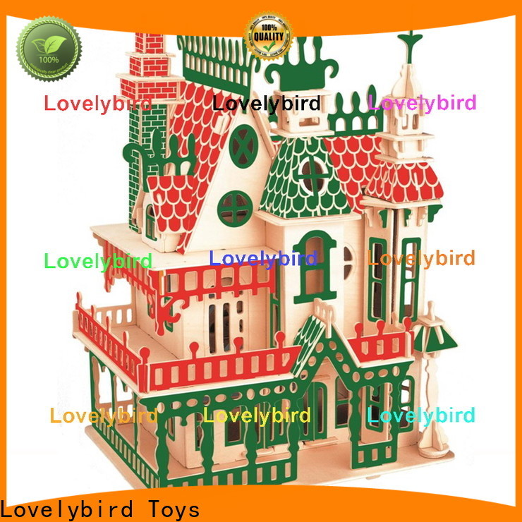 Lovelybird Toys top 3d wooden puzzle house supply for business