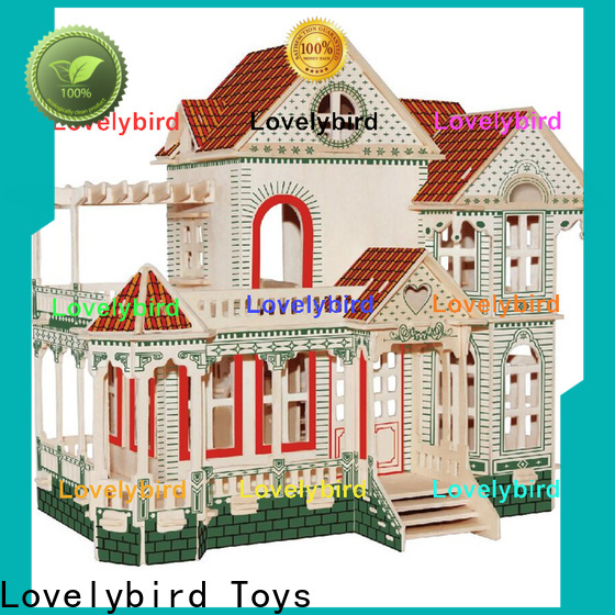 Lovelybird Toys 3d wooden house puzzles company for sale