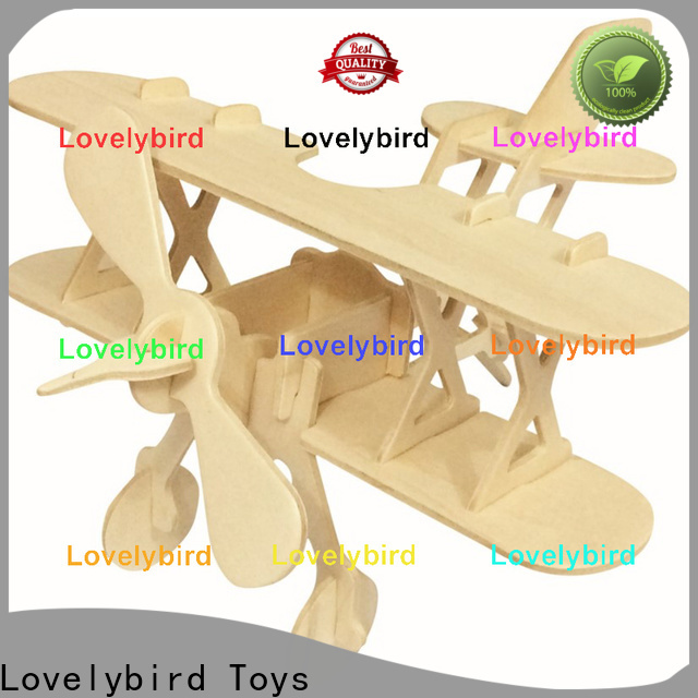 Lovelybird Toys 3d wooden car puzzle suppliers for present
