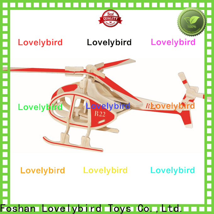 Lovelybird Toys custom 3d wooden puzzle car factory for adults