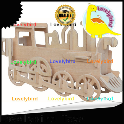 Lovelybird Toys 3d wooden car puzzle company for kids