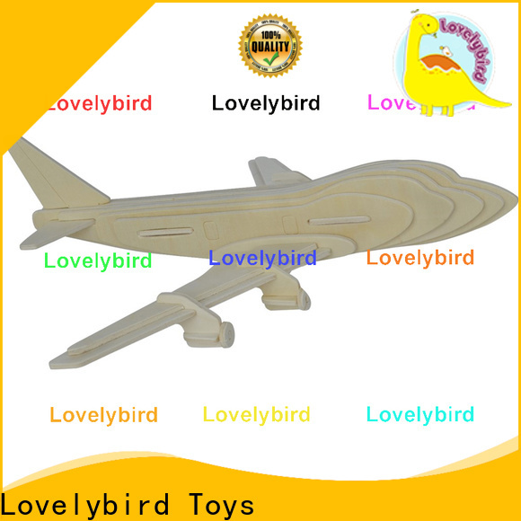 Lovelybird Toys latest 3d wooden puzzle car factory for kids