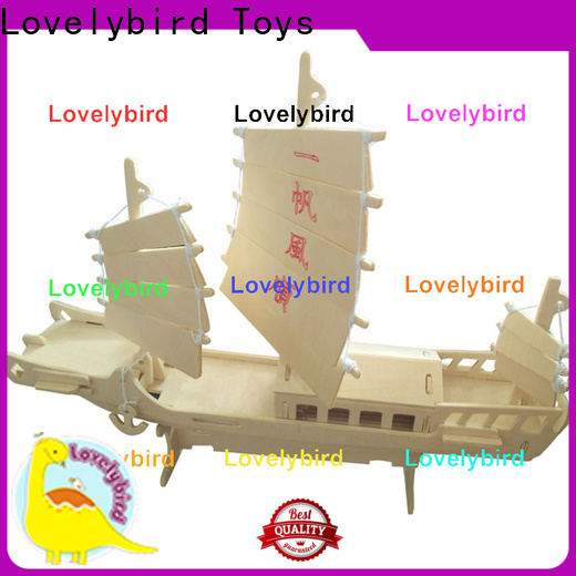 Lovelybird Toys latest 3d wooden puzzle car factory for present