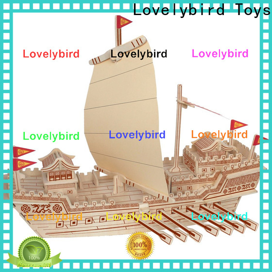 Lovelybird Toys high-quality 3d airplane puzzle manufacturers for sale