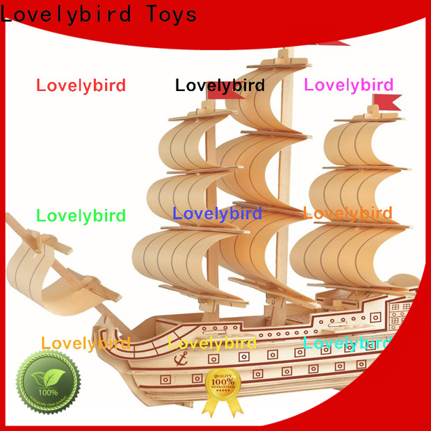 Lovelybird Toys best 3d wooden puzzle ship supply for sale
