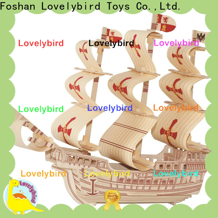 Lovelybird Toys 3d wooden car puzzle suppliers for business