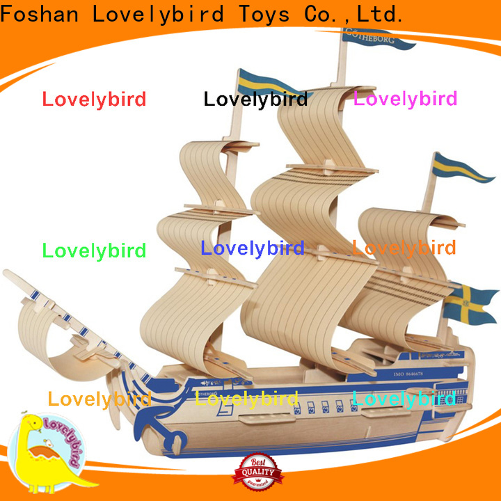 Lovelybird Toys 3d airplane puzzle factory for sale