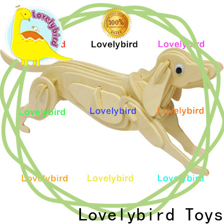 Lovelybird Toys wooden 3d animal puzzles manufacturers for present