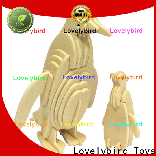 Lovelybird Toys custom wooden 3d animal puzzles factory for kids