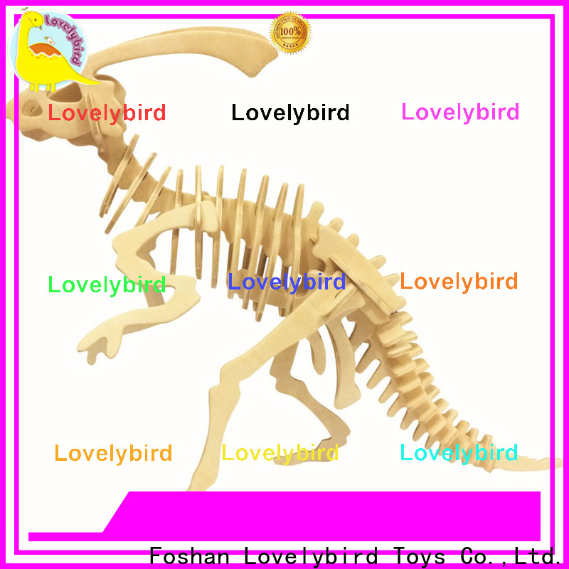 Lovelybird Toys 3d wooden animal puzzle suppliers for entertainment