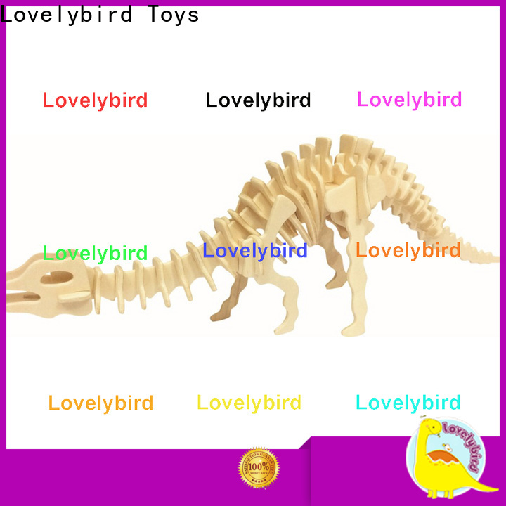 Lovelybird Toys beautiful wooden 3d animal puzzles manufacturers for sale
