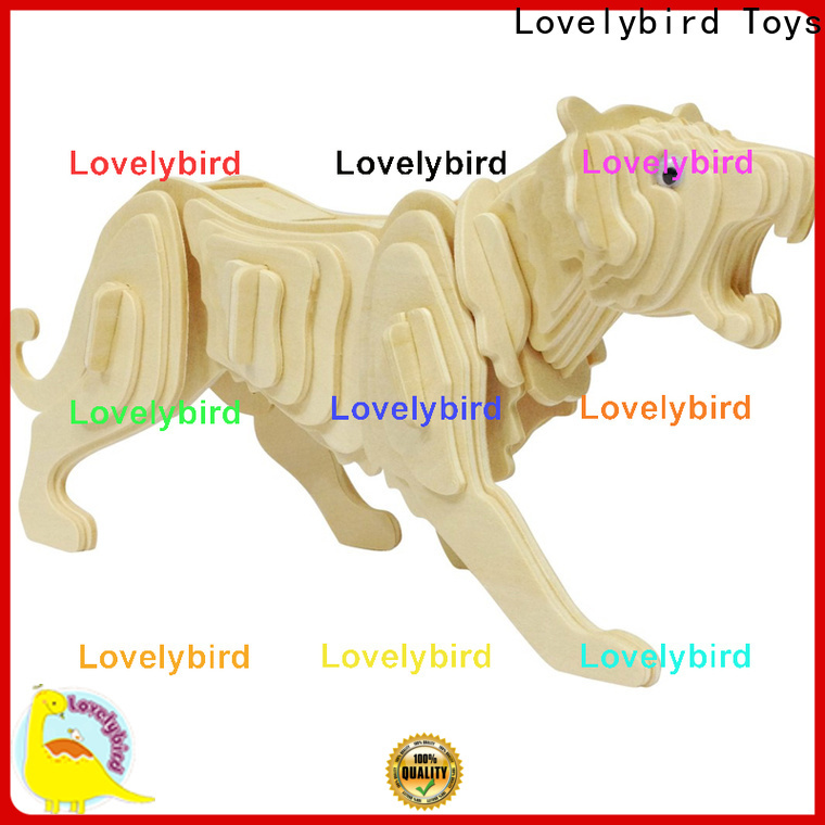 Lovelybird Toys best wooden 3d animal puzzles suppliers for sale