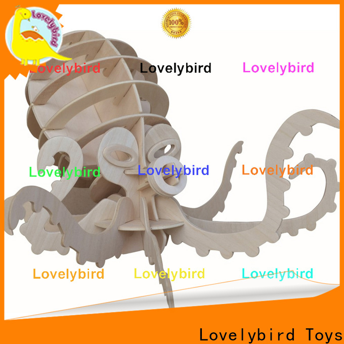 Lovelybird Toys top 3d wooden animal puzzle factory for sale