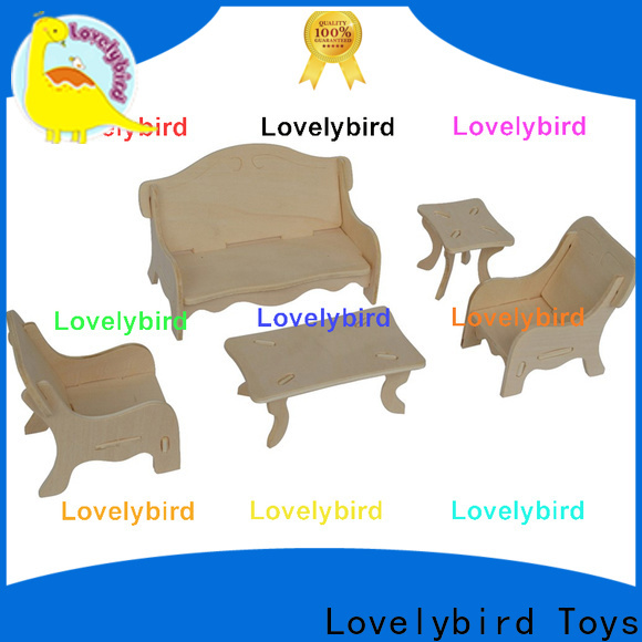 Lovelybird Toys custom 3d puzzle furniture supply for game