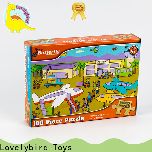 Lovelybird Toys custom wooden puzzles for adults with frame for activities