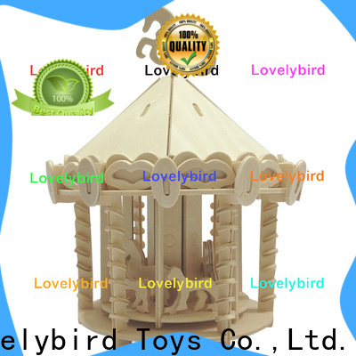 Lovelybird Toys best 3d wooden puzzle house factory for kids