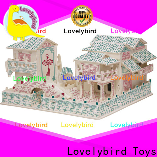 interesting 3d wooden house puzzles company for sale