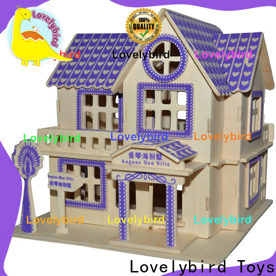 top 3d wooden puzzle house factory for business