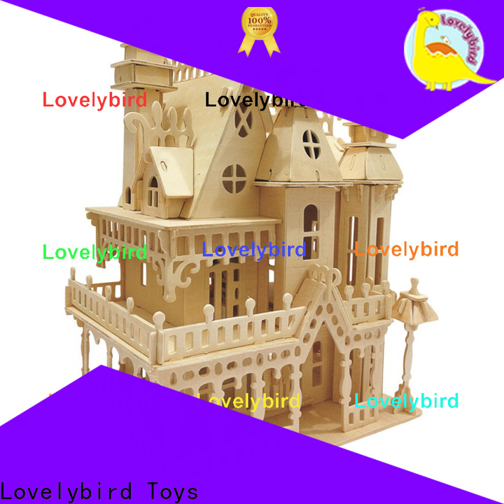 Lovelybird Toys best 3d wooden puzzle house factory for sale