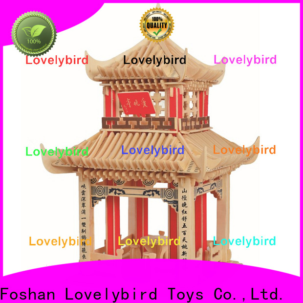 Lovelybird Toys 3d wooden house puzzles factory for adults