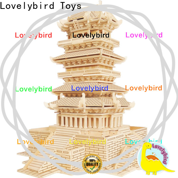 Lovelybird Toys 3d building puzzle factory for sale