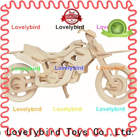 Lovelybird Toys 3d wooden puzzle car manufacturers for kids