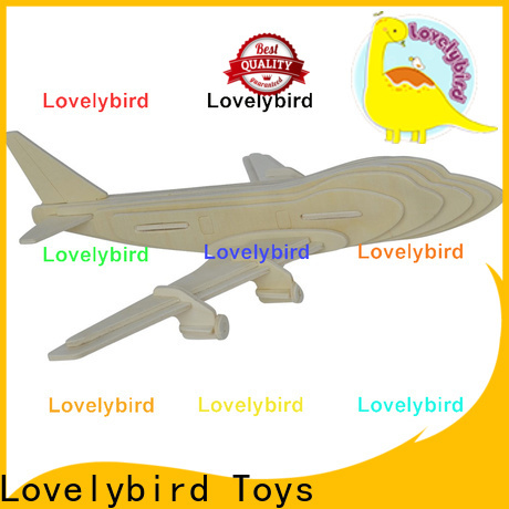 Lovelybird Toys high-quality 3d wooden puzzle car suppliers for present