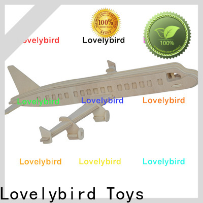 Lovelybird Toys 3d airplane puzzle supply for business