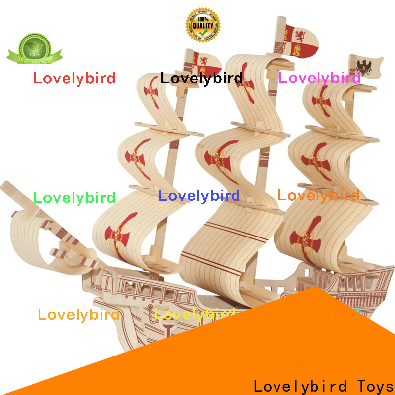 Lovelybird Toys wholesale 3d airplane puzzle supply for entertainment