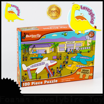 Lovelybird Toys wooden puzzles for adults with frame for kids
