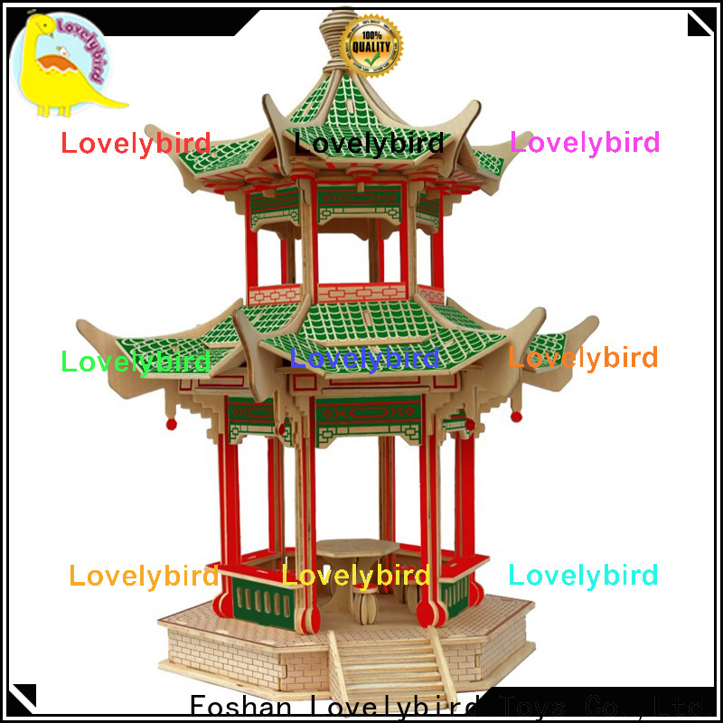 Lovelybird Toys top 3d wooden puzzle house company for kids