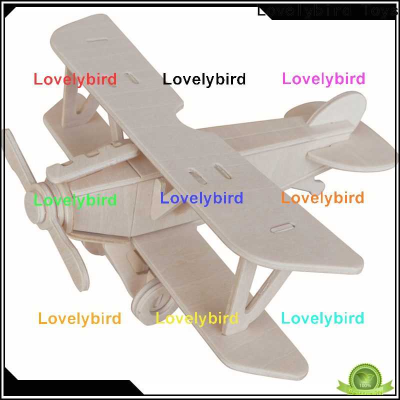 Lovelybird Toys 3d wooden puzzle car supply for entertainment